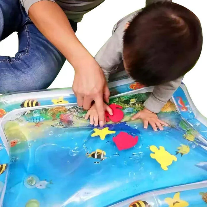 AquaDream vattenmatta | Mjuk uppblåsbar matta för spädbarn och barn