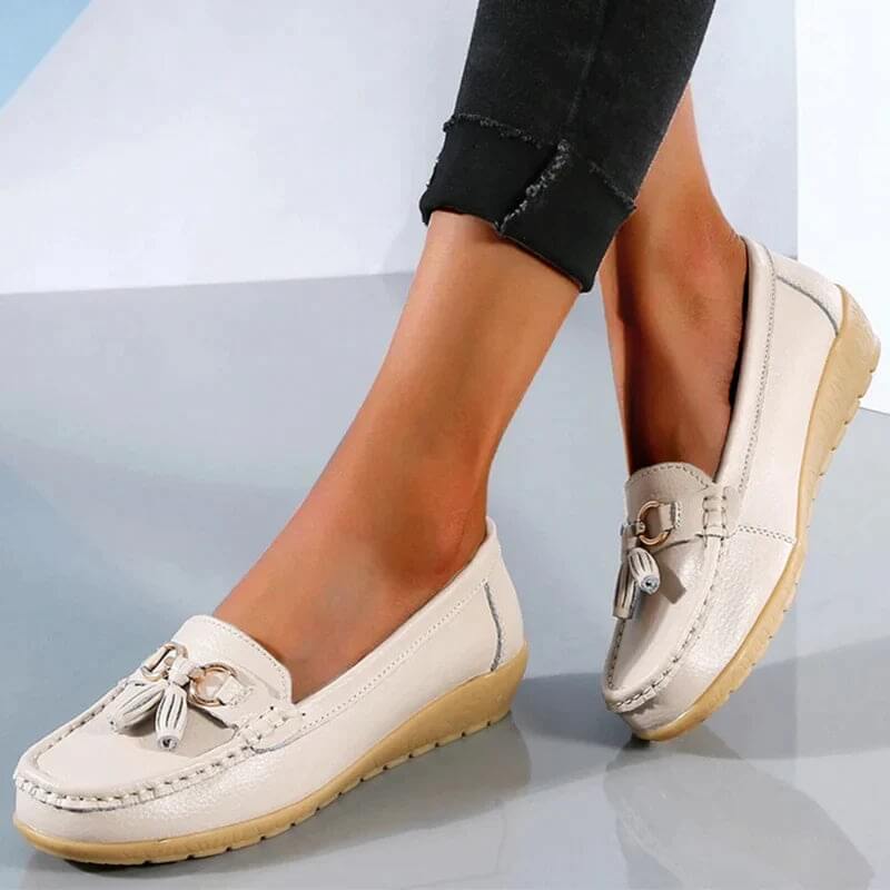 Ortopediska loafers i läder – Isabella