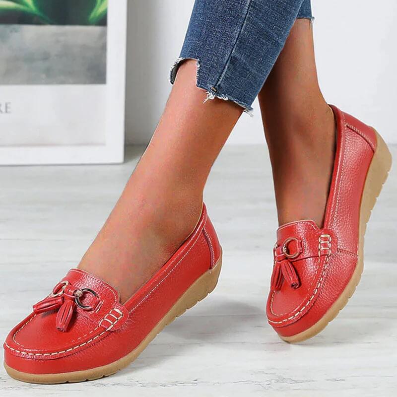 Ortopediska loafers i läder – Isabella