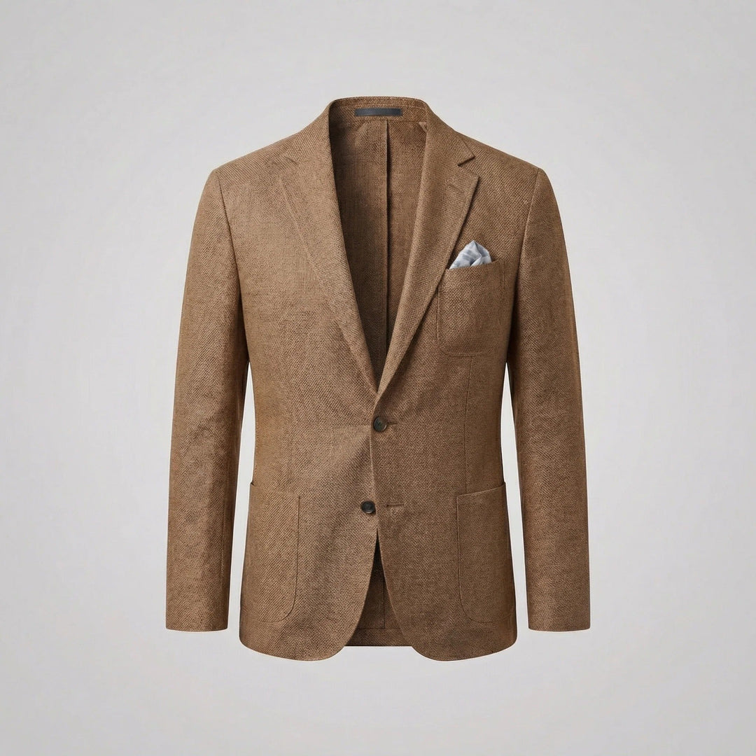 Linnekavaj herr smart casual, lätt passform