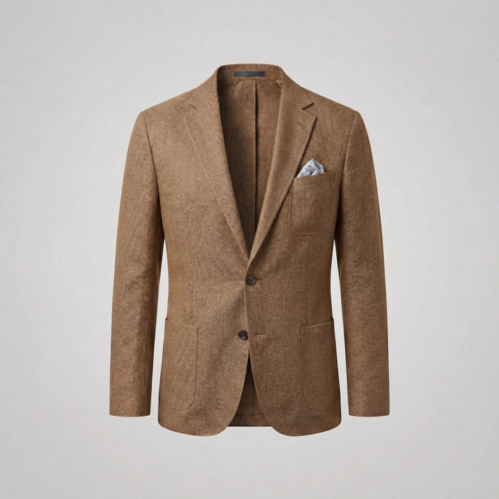 Linnekavaj herr smart casual, lätt passform