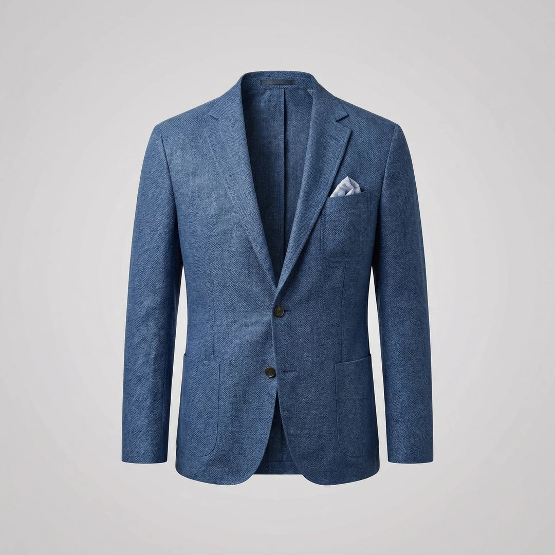 Linnekavaj herr smart casual, lätt passform