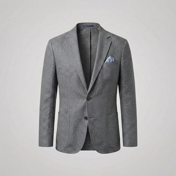 Linnekavaj herr smart casual, lätt passform