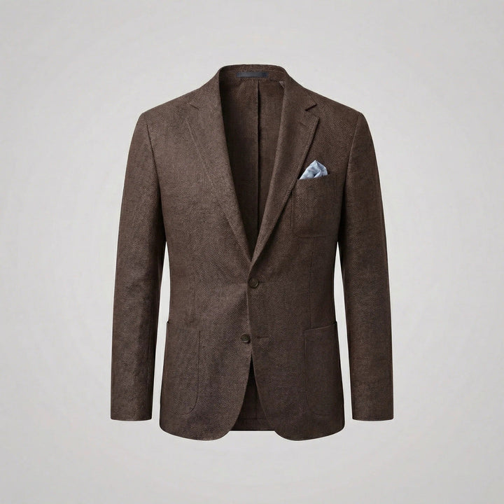 Linnekavaj herr smart casual, lätt passform