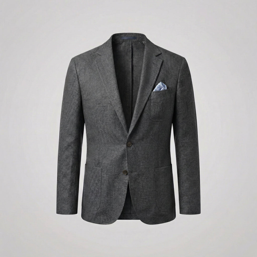 Linnekavaj herr smart casual, lätt passform
