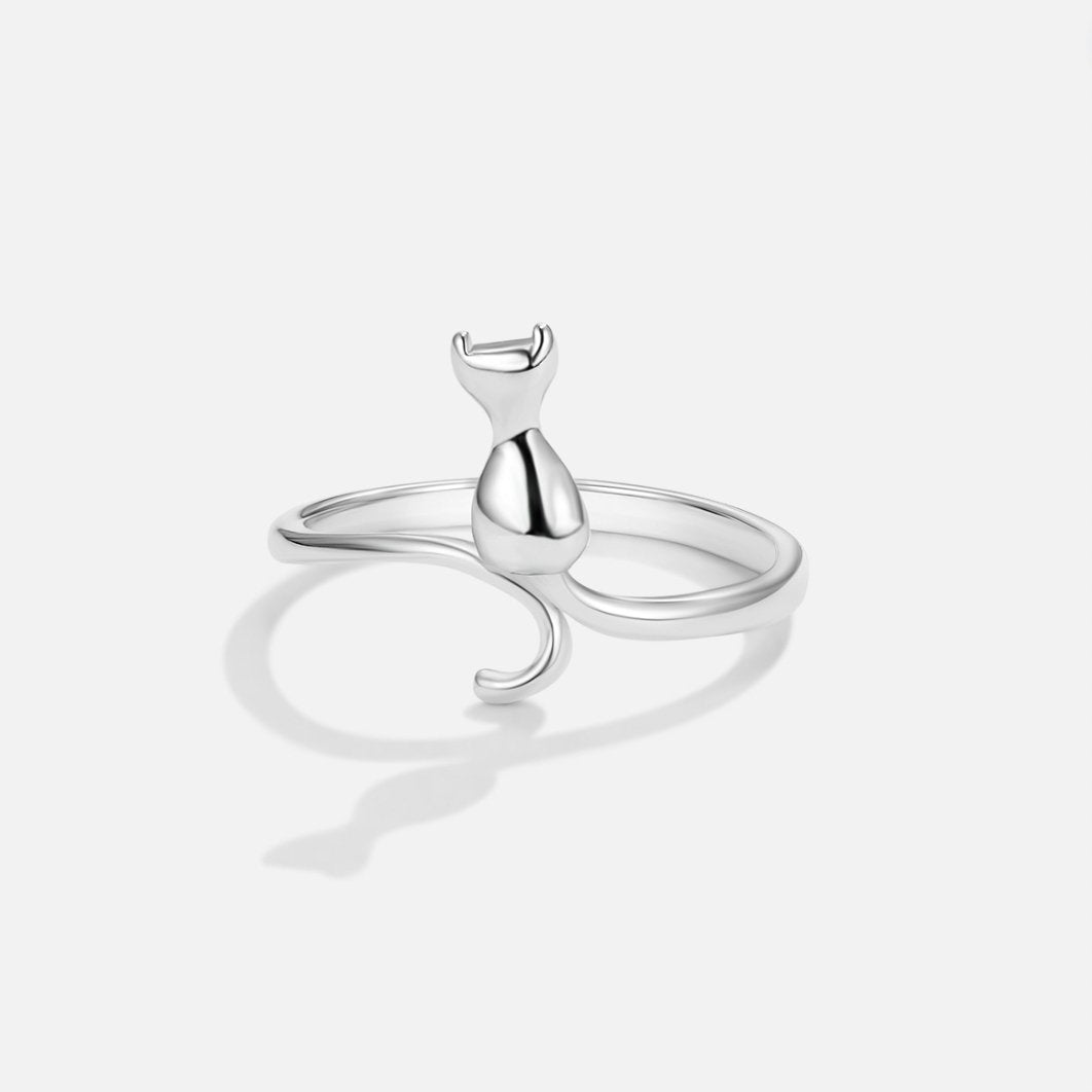 Elegant silverring med stjärnmotiv