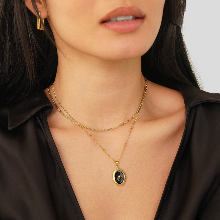 Midnight Star Onyx-halsband