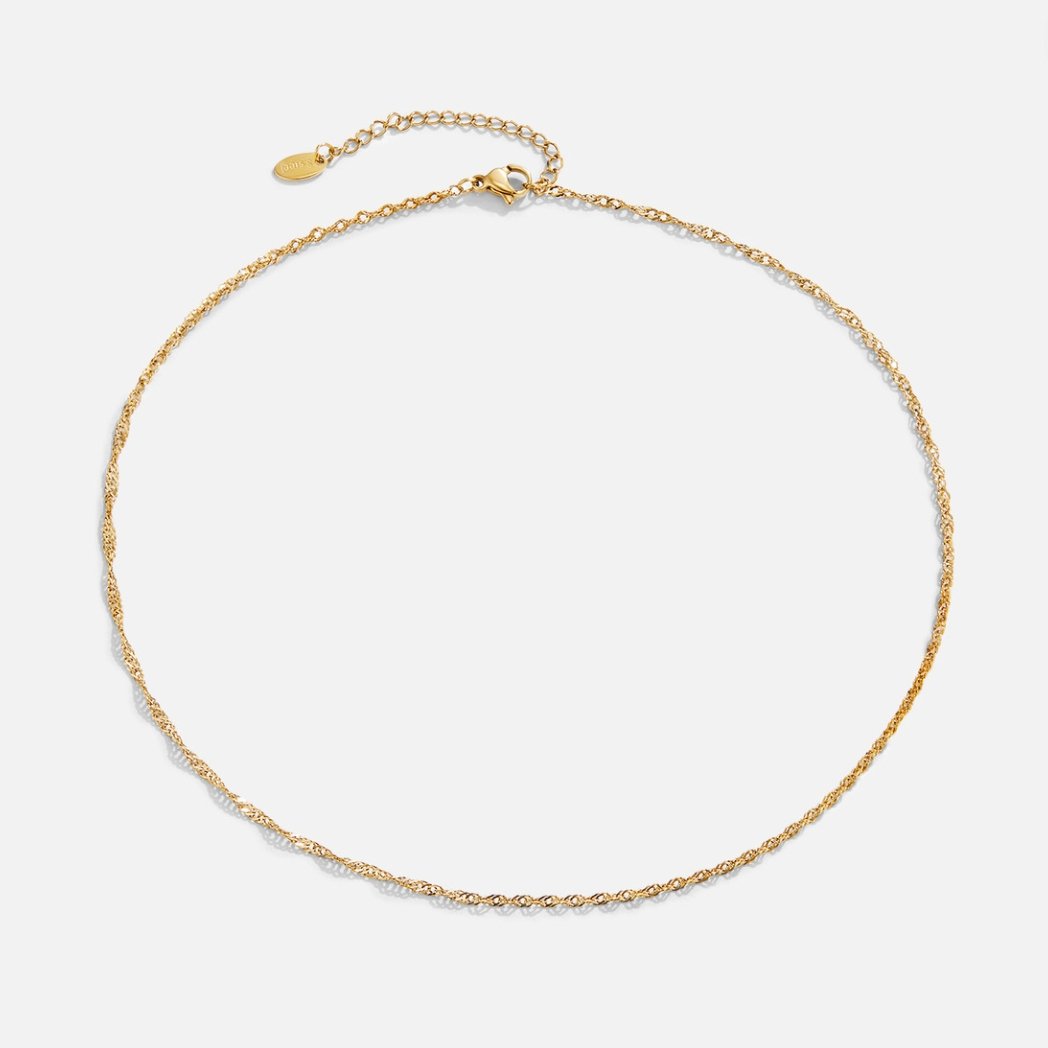 Mila Twist Guldhalsband
