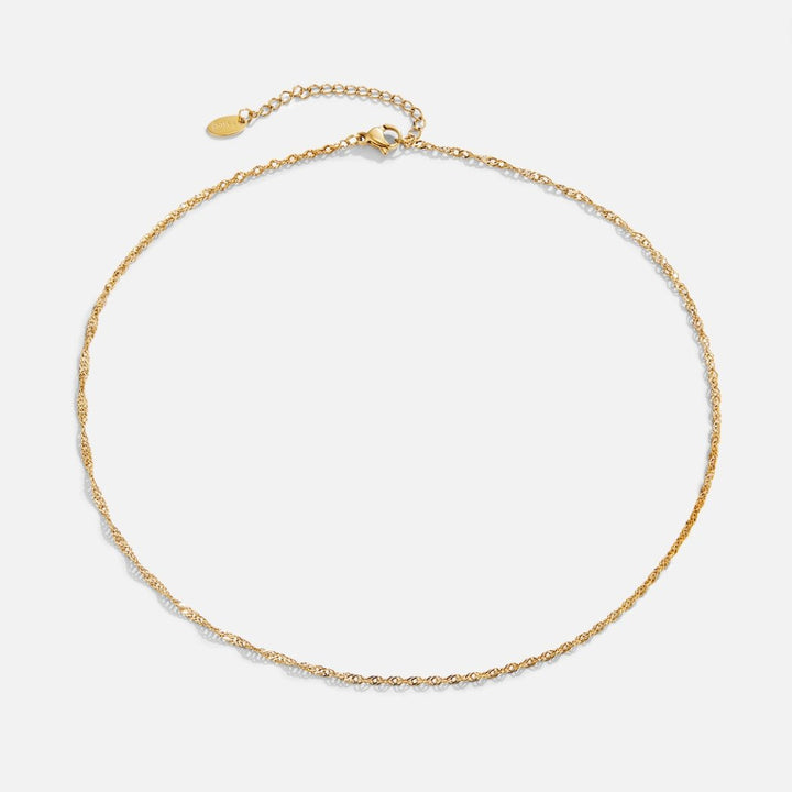 Mila Twist Guldhalsband