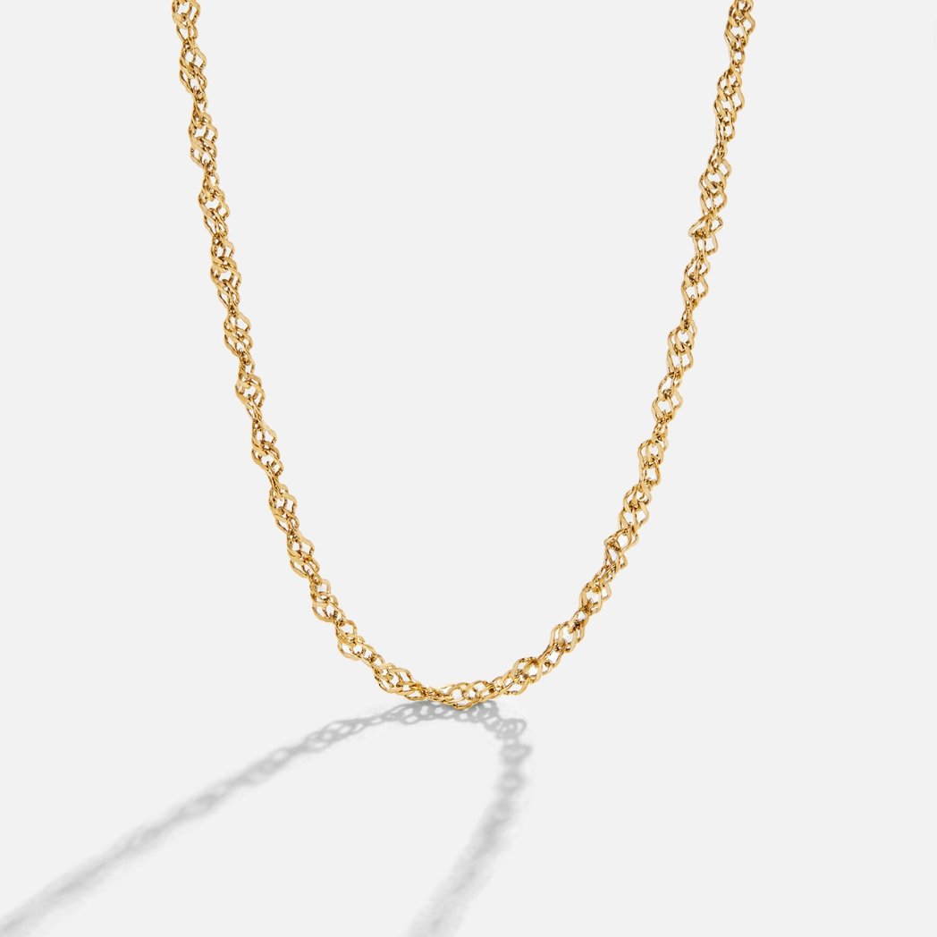 Mila Twist Guldhalsband