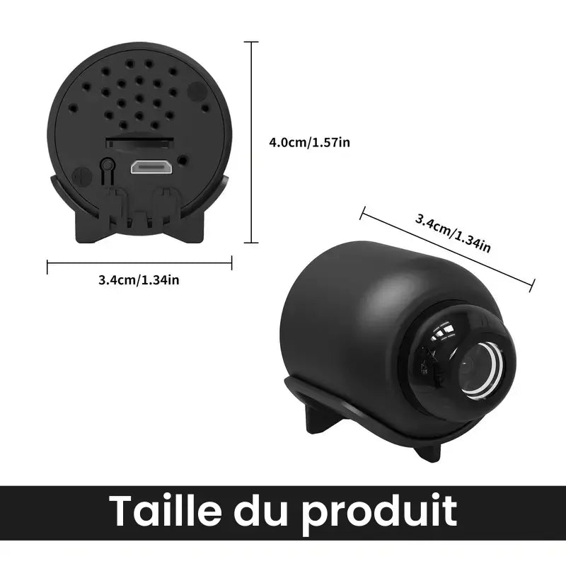 Trådlös mini-spionkamera - Säker HD-övervakning