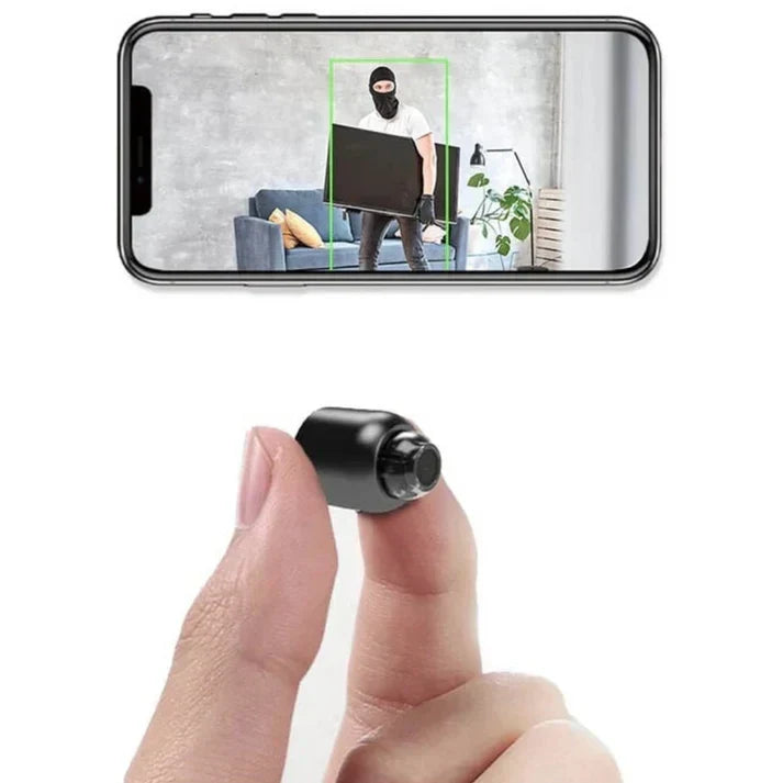 Trådlös mini-spionkamera - Säker HD-övervakning