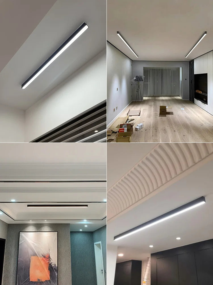 Modern LED-taklampa - energisnål design