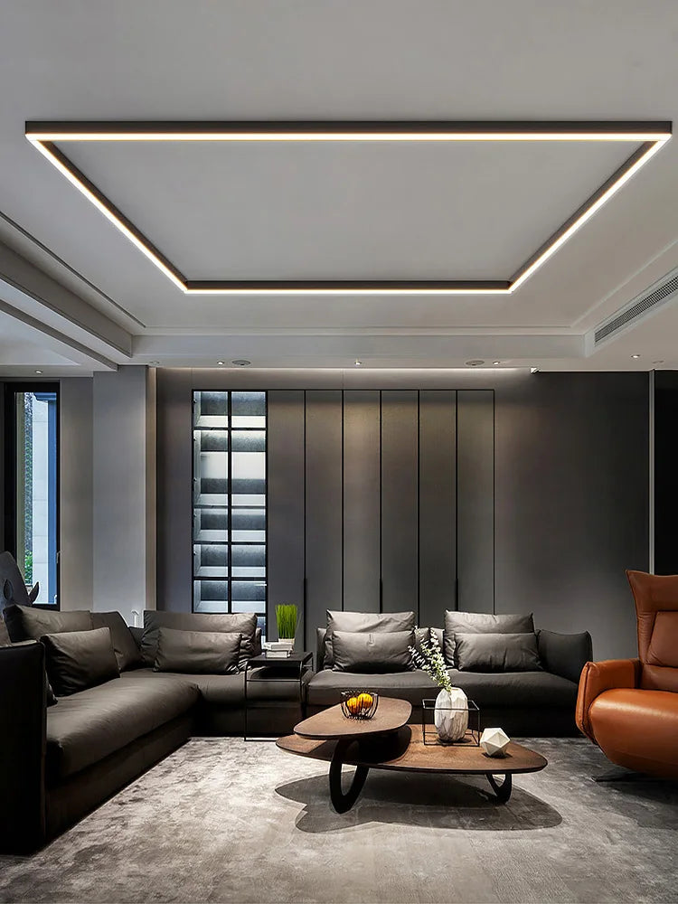 Modern LED-taklampa - energisnål design