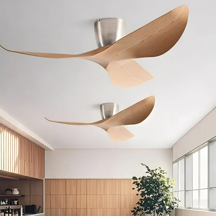 Nelvarn – Minimalistisk takfläkt med blad