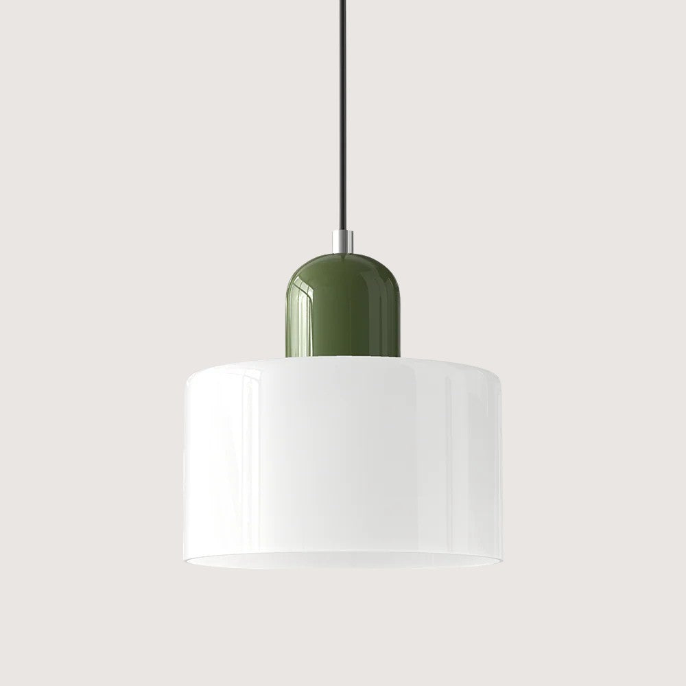 Modern taklampa i glas