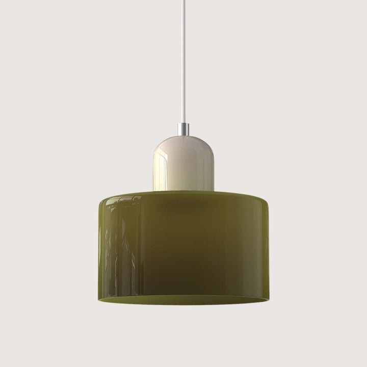 Modern taklampa i glas