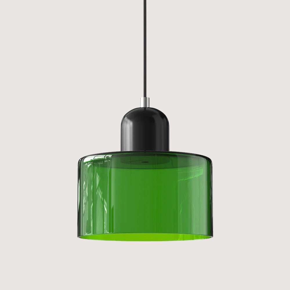 Modern taklampa i glas