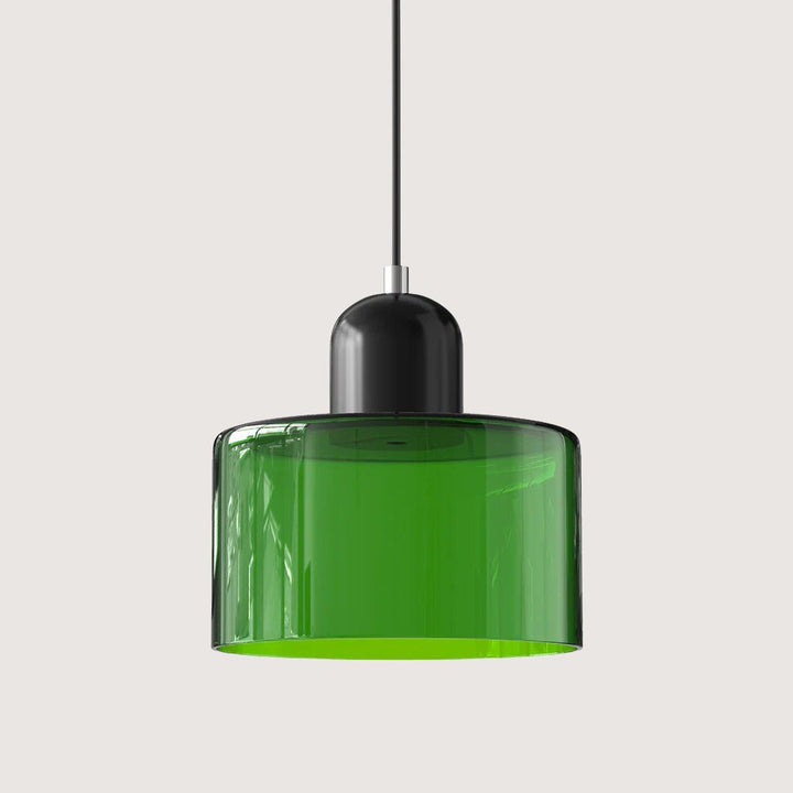 Modern taklampa i glas