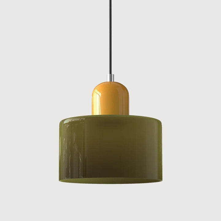 Modern taklampa i glas
