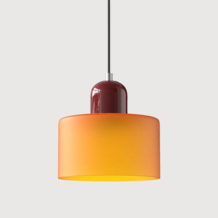 Modern taklampa i glas