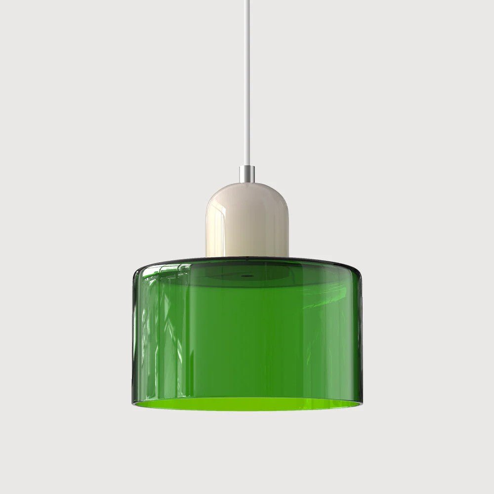 Modern taklampa i glas