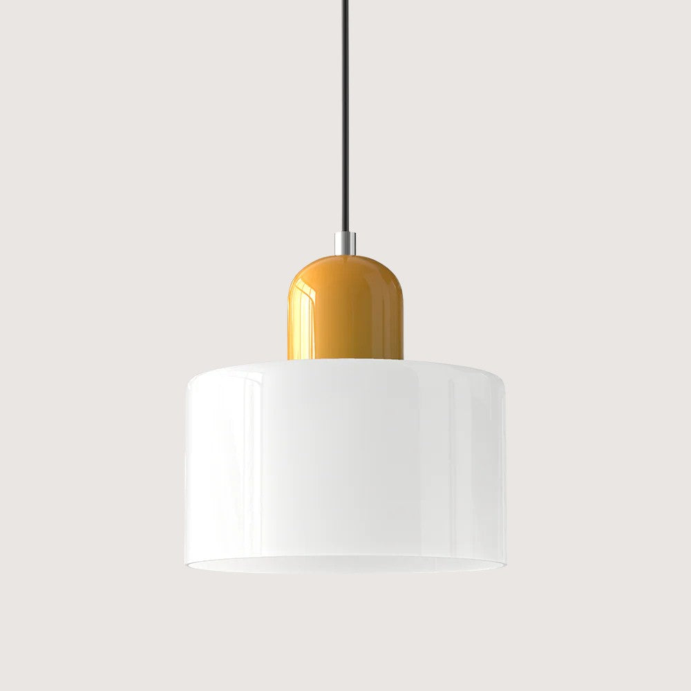 Modern taklampa i glas