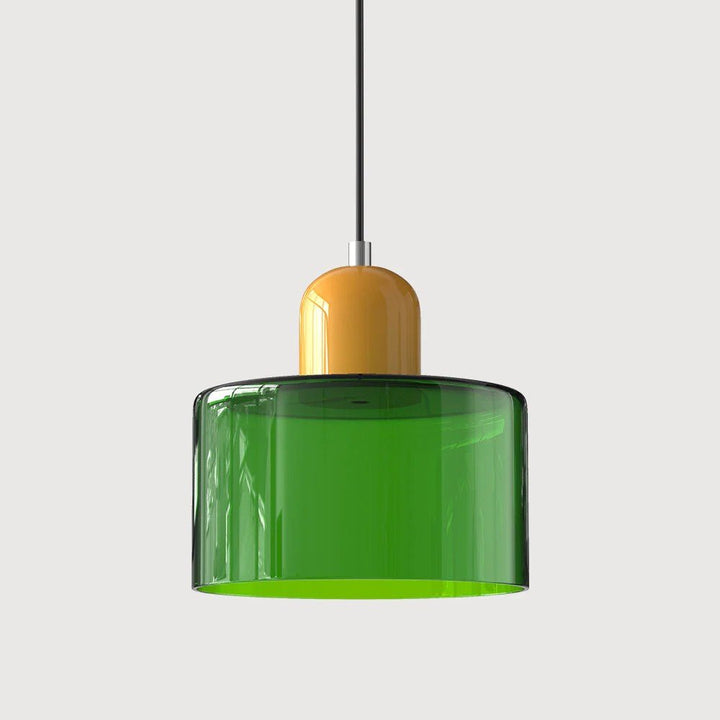 Modern taklampa i glas