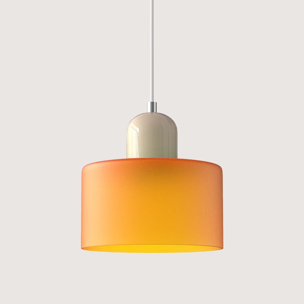 Modern taklampa i glas