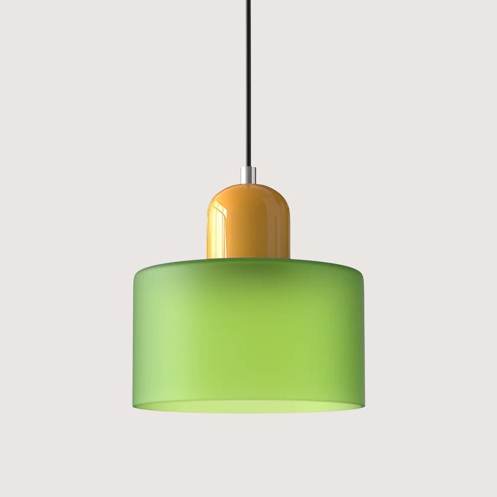 Modern taklampa i glas
