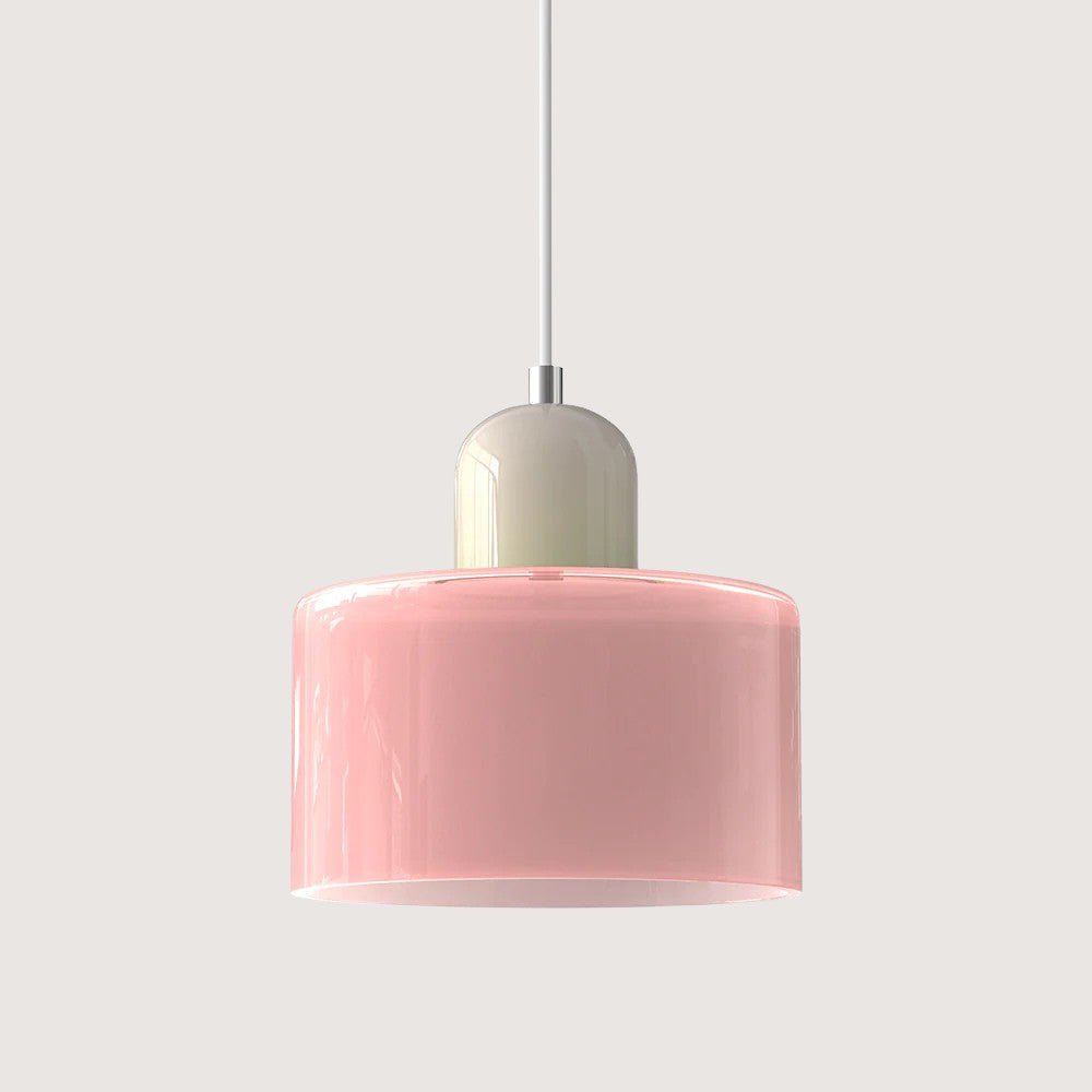 Modern taklampa i glas