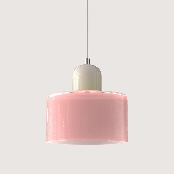 Modern taklampa i glas