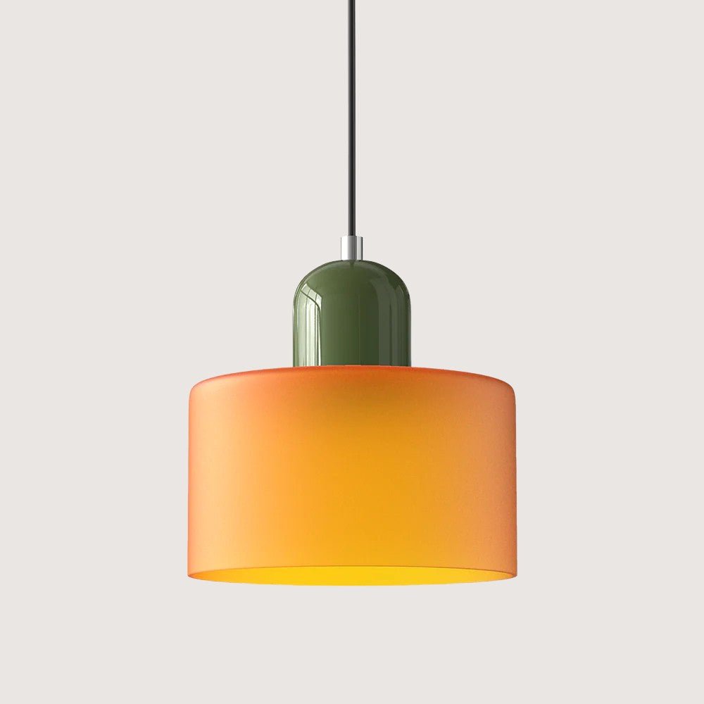 Modern taklampa i glas