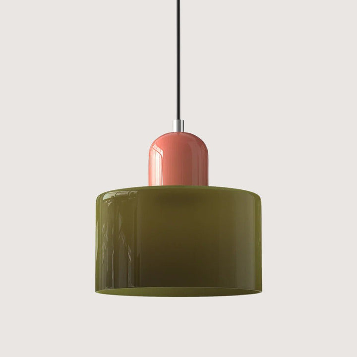 Modern taklampa i glas