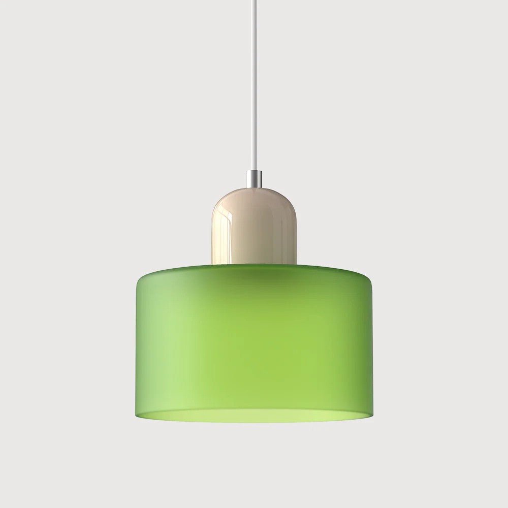 Modern taklampa i glas