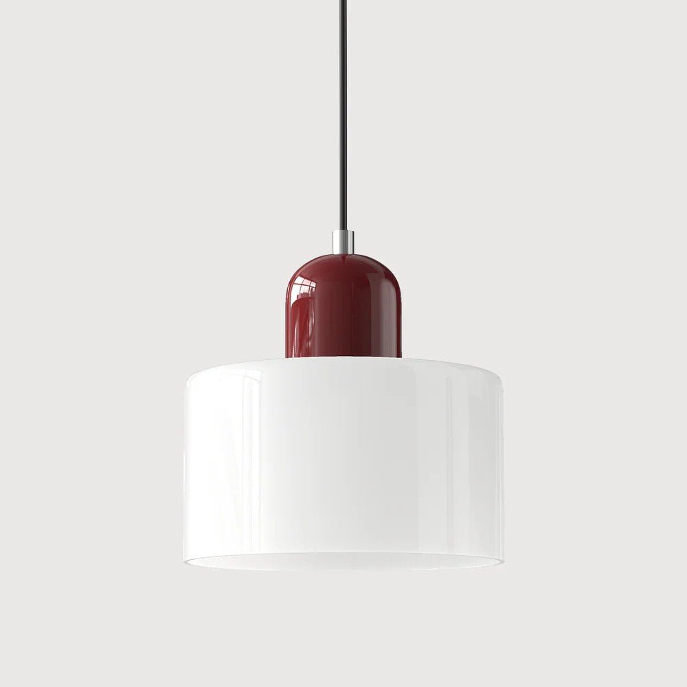 Modern taklampa i glas