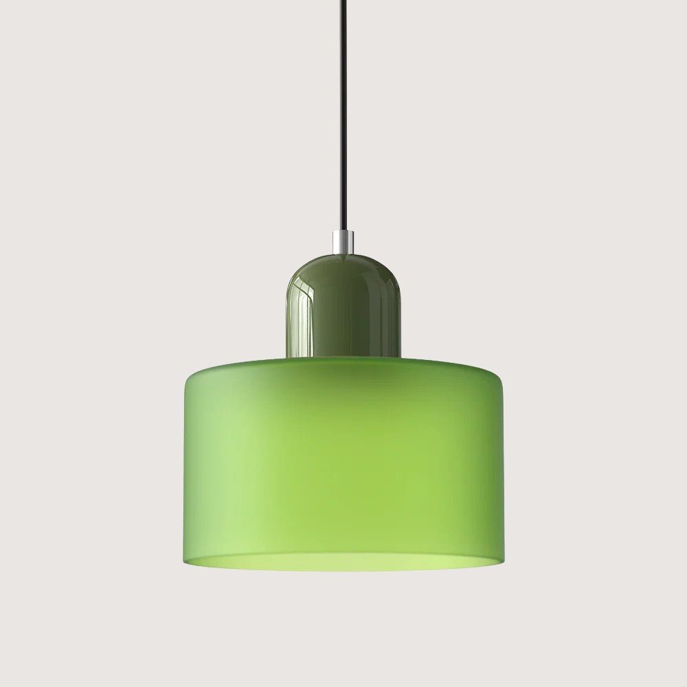 Modern taklampa i glas