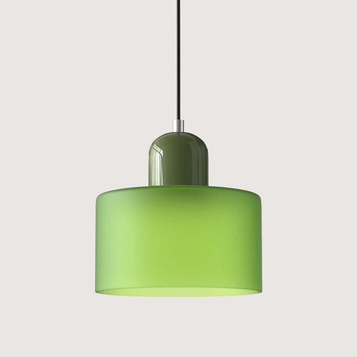 Modern taklampa i glas