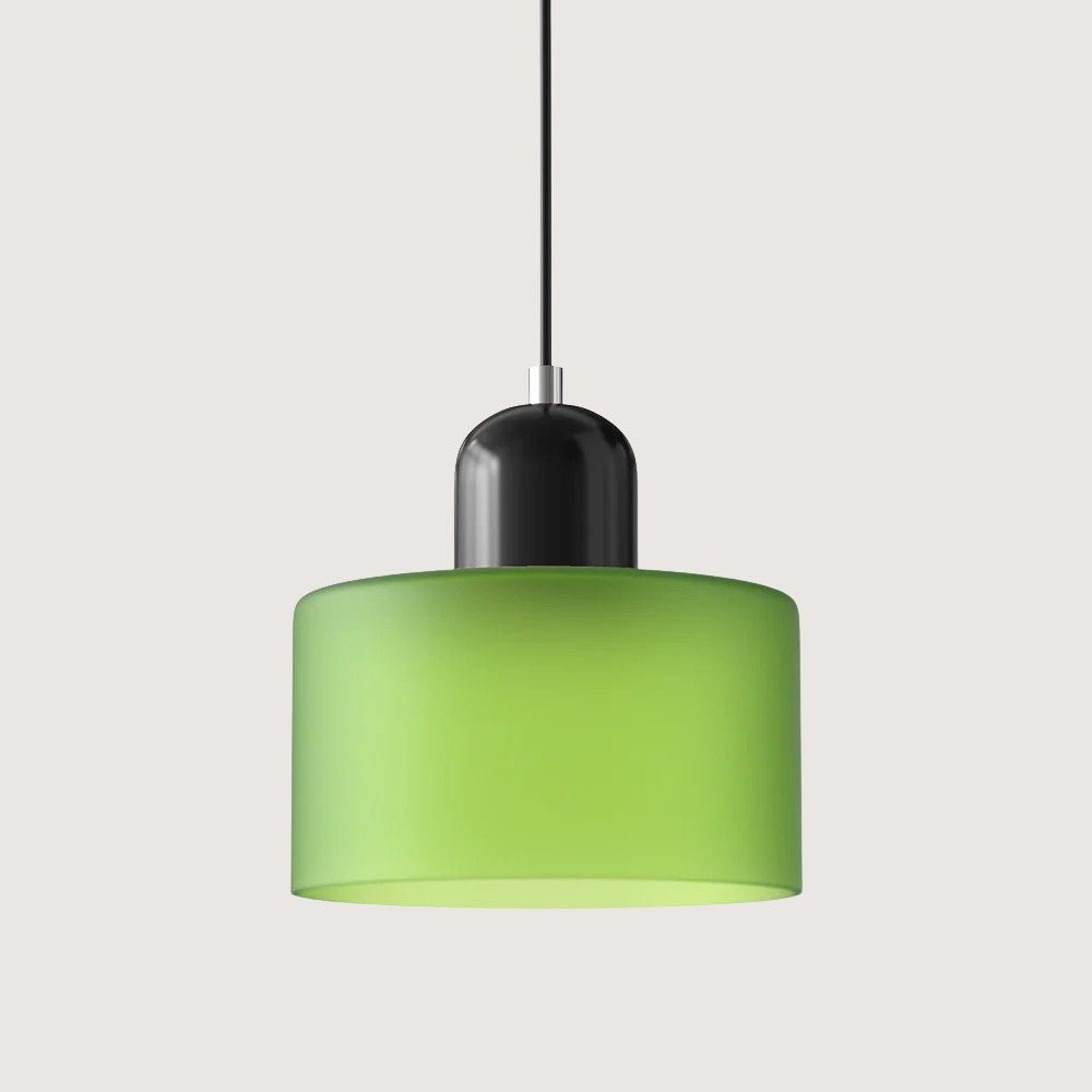 Modern taklampa i glas