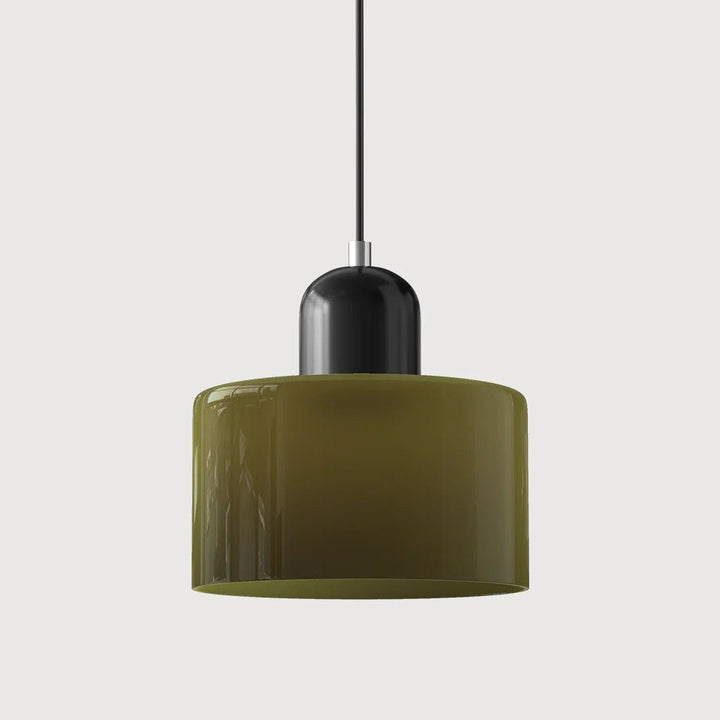 Modern taklampa i glas