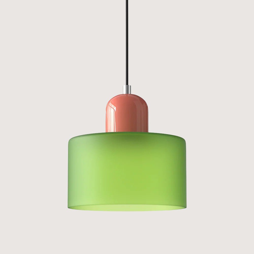 Modern taklampa i glas