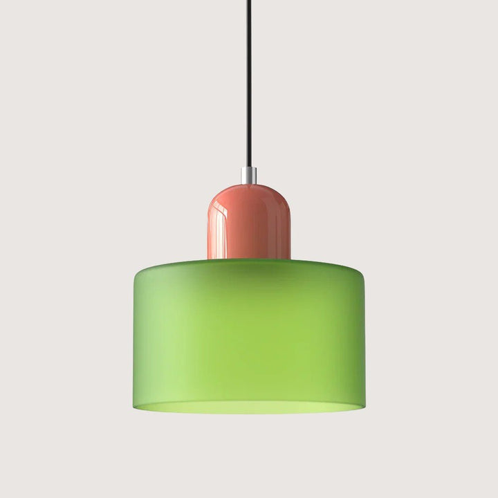 Modern taklampa i glas