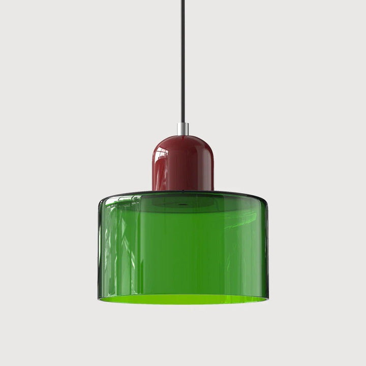 Modern taklampa i glas