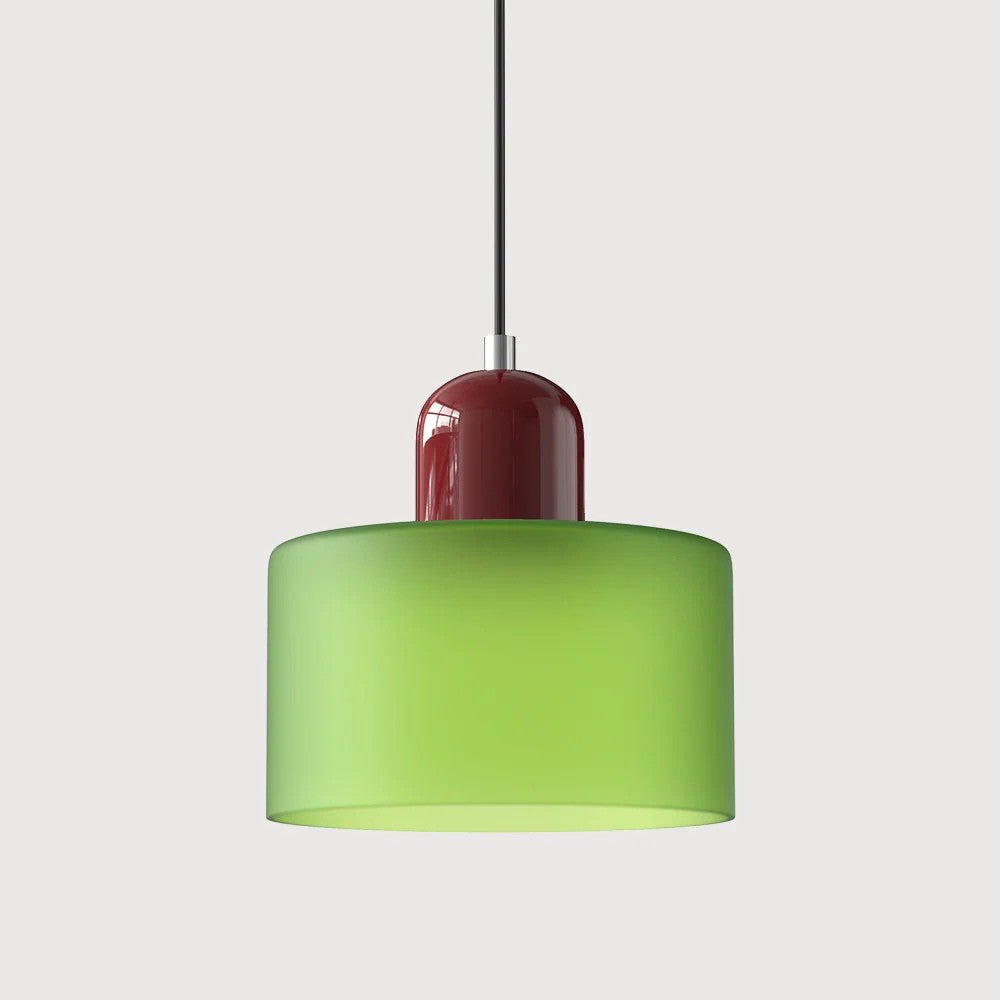 Modern taklampa i glas