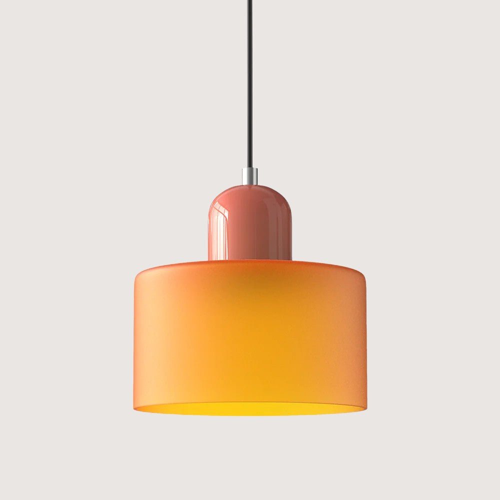 Modern taklampa i glas