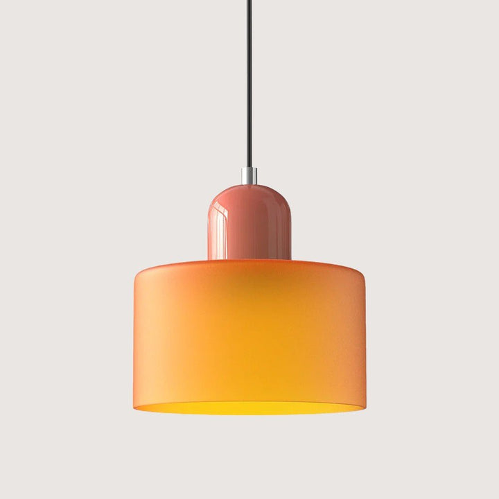 Modern taklampa i glas
