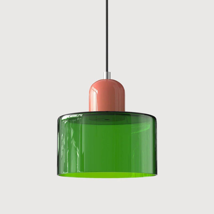 Modern taklampa i glas