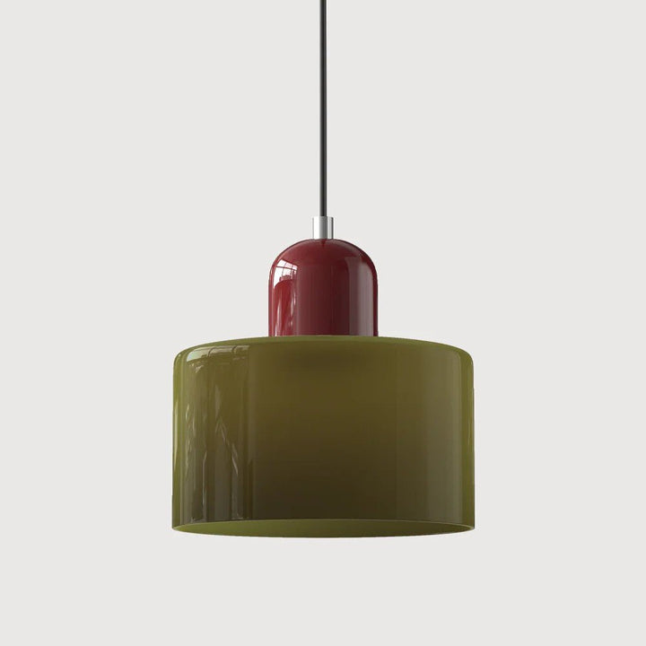 Modern taklampa i glas