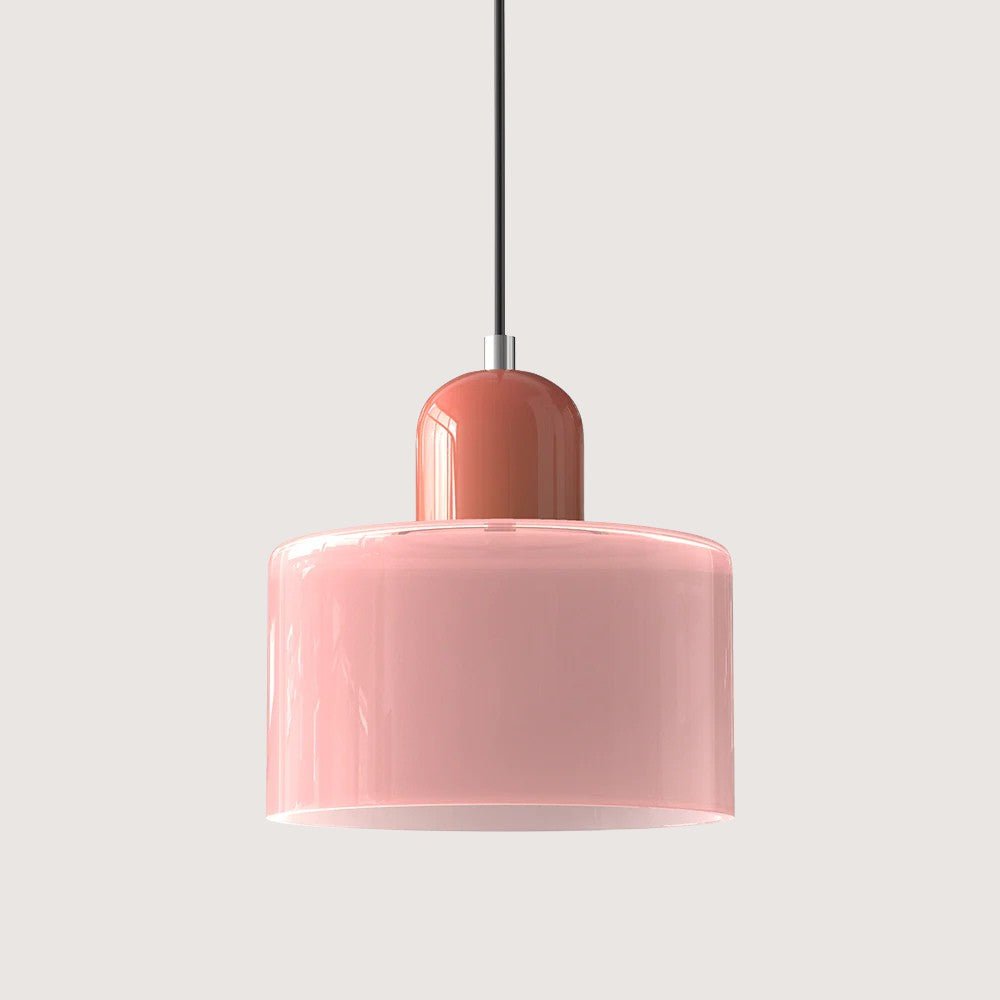 Modern taklampa i glas