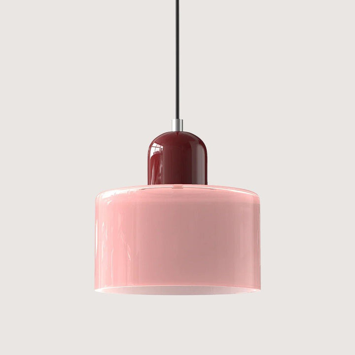 Modern taklampa i glas